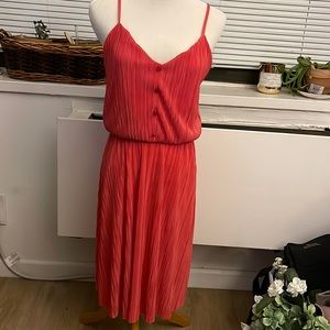 Brinla Coral Spaghetti Strap dress SZ XL Excellent Condition